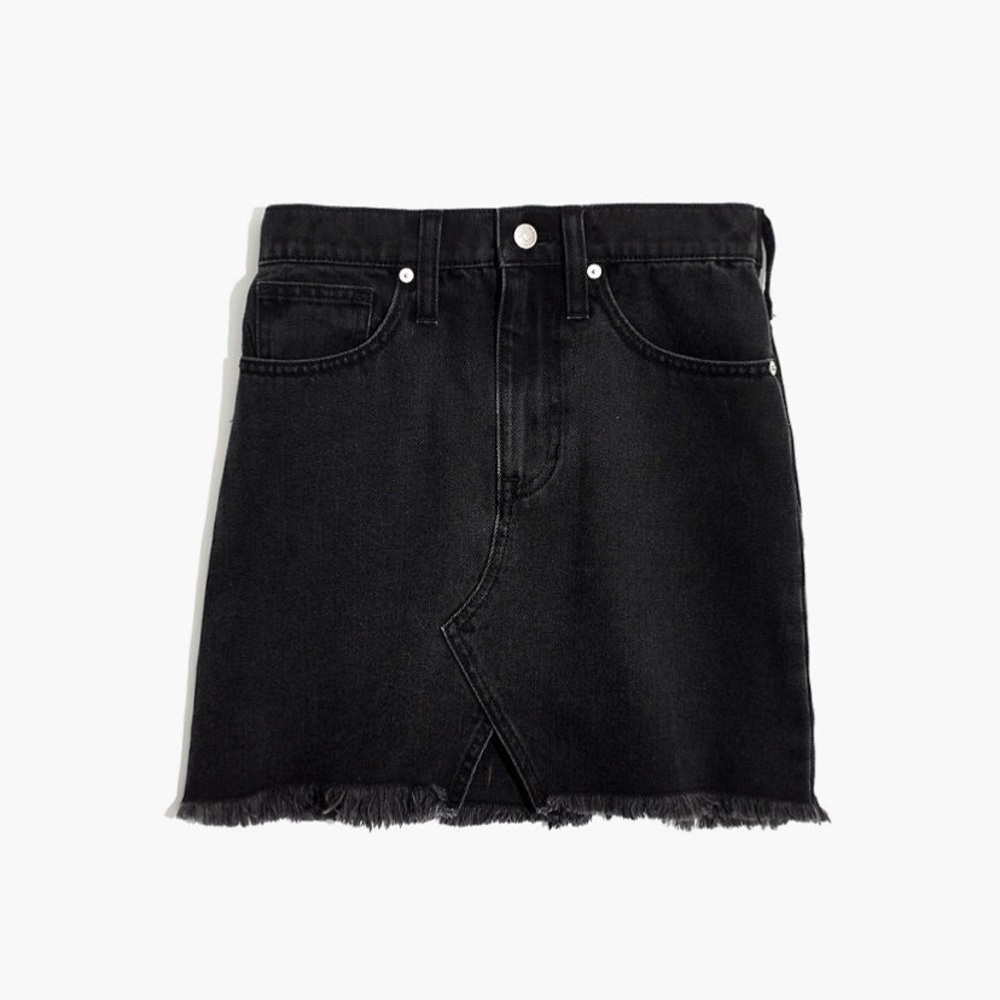 Madewell Rigid Denim Skirt: cutoff edition
